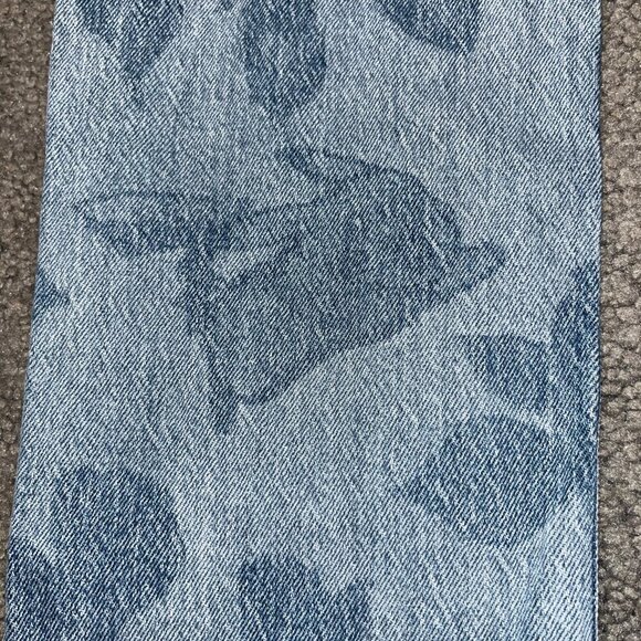 LEVI'S X POKEMON BIG E FLORAL PIKACHU Button Fly Denim Blue Jeans 28X30 - Picture 10 of 16